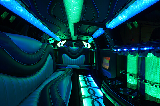Limo service with bar area