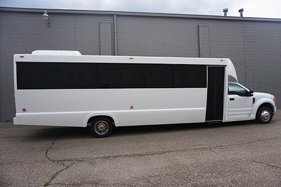 Big party bus exterior